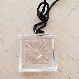 Waterford Square Crystal Sun Burst Pendant